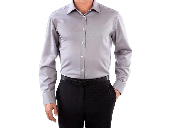 Chemise Grise Daniel Cremieux Classics - Taille L - 100% Coton - Neuve Avec étiquettes